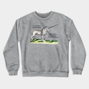 el Unicorn de Monocerote Crewneck Sweatshirt